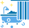 バスタブのイラスト